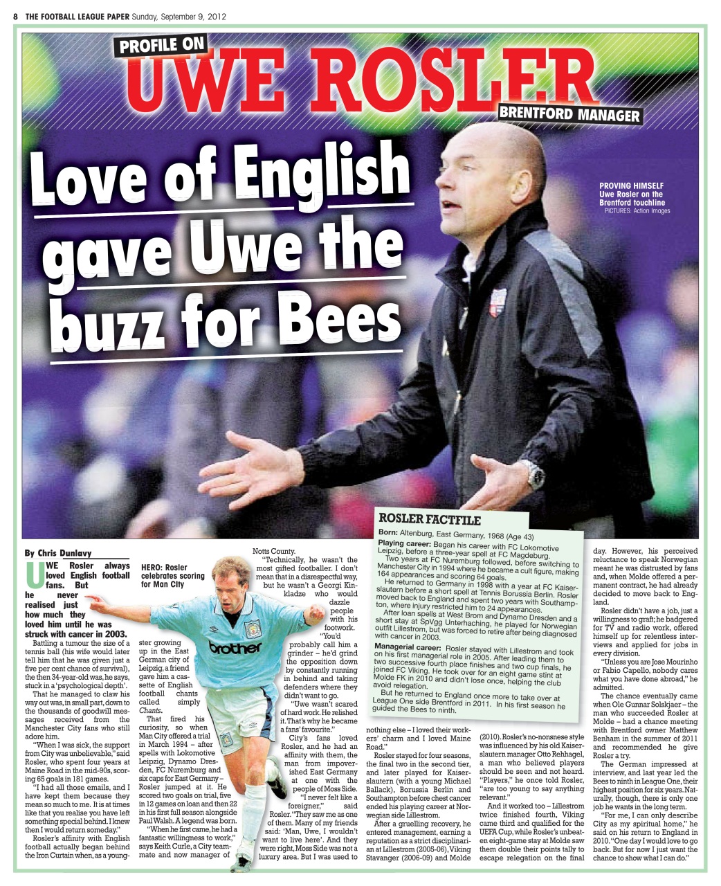 The Football League Paper Preview Pages