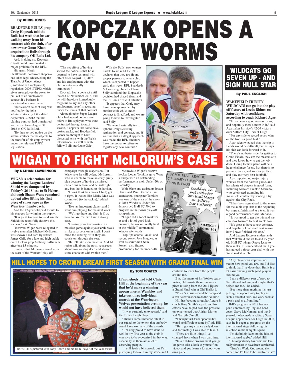 League Express Preview Pages