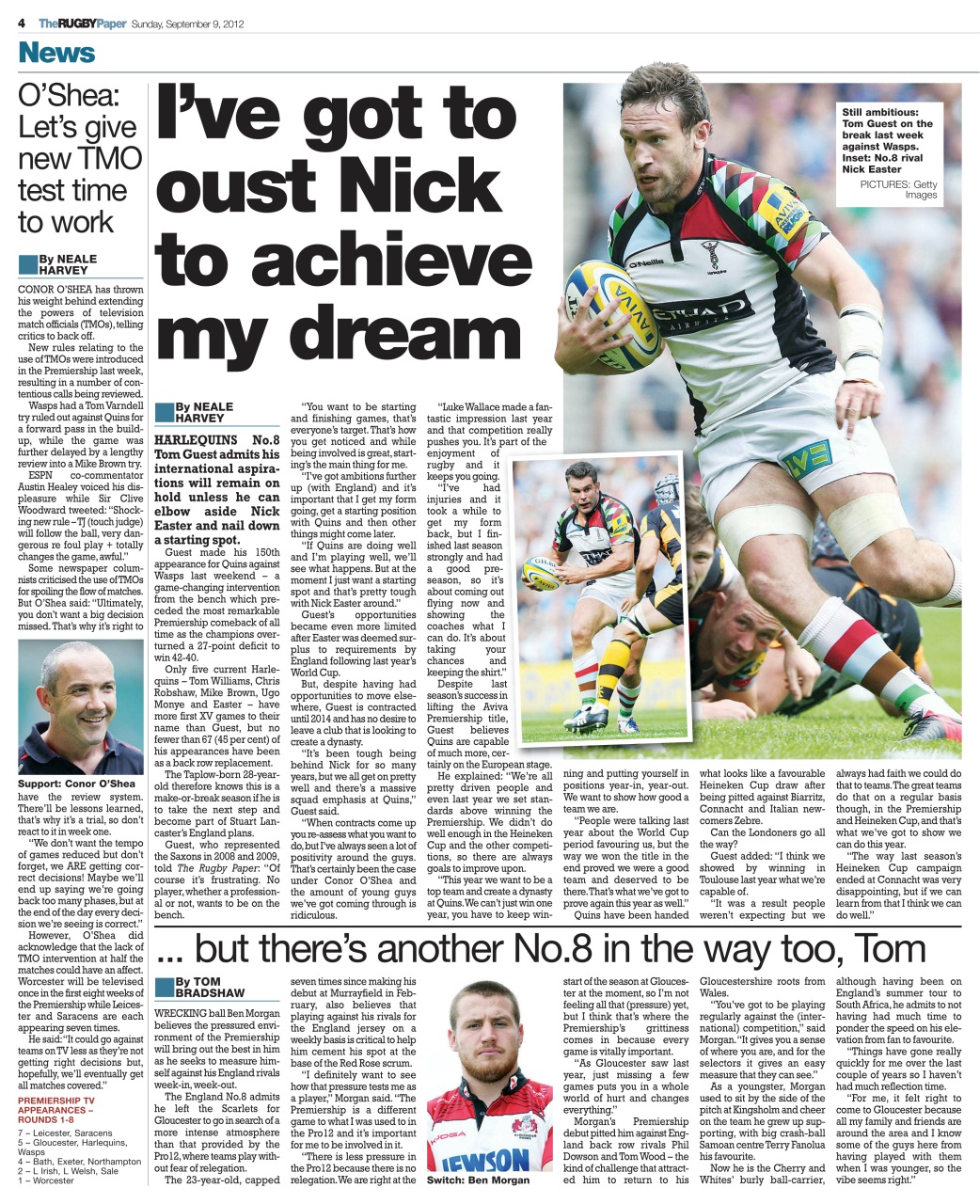 The Rugby Paper Preview Pages
