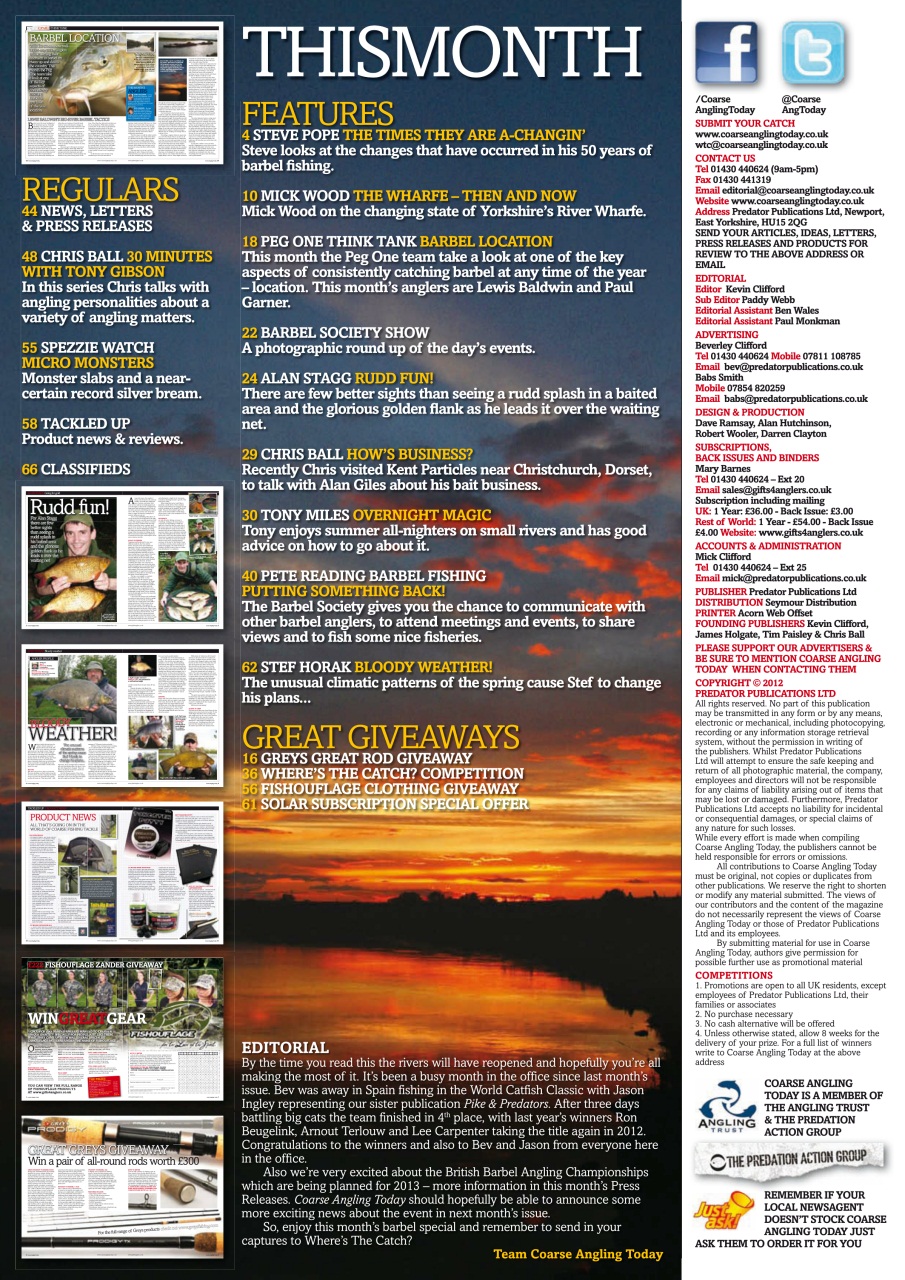 Coarse Angling Today Preview Pages