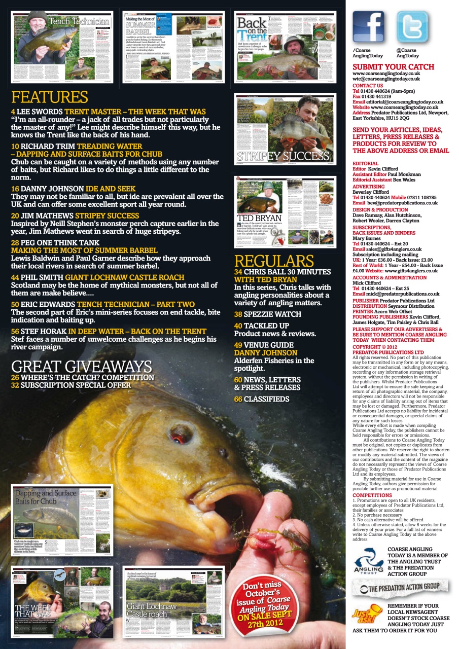 Coarse Angling Today Preview Pages