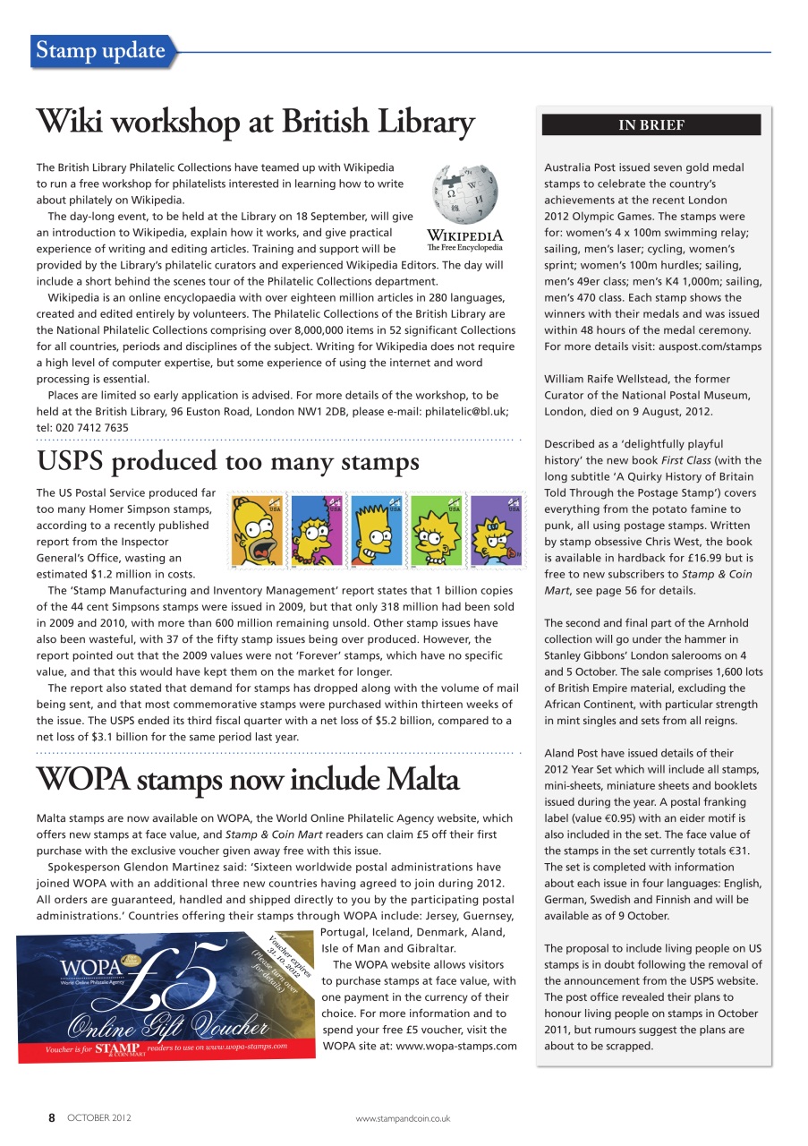 Stamp Collector Preview Pages