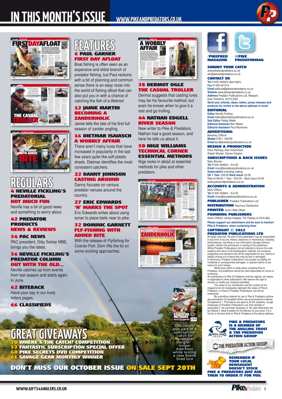 Pike & Predators Preview Pages