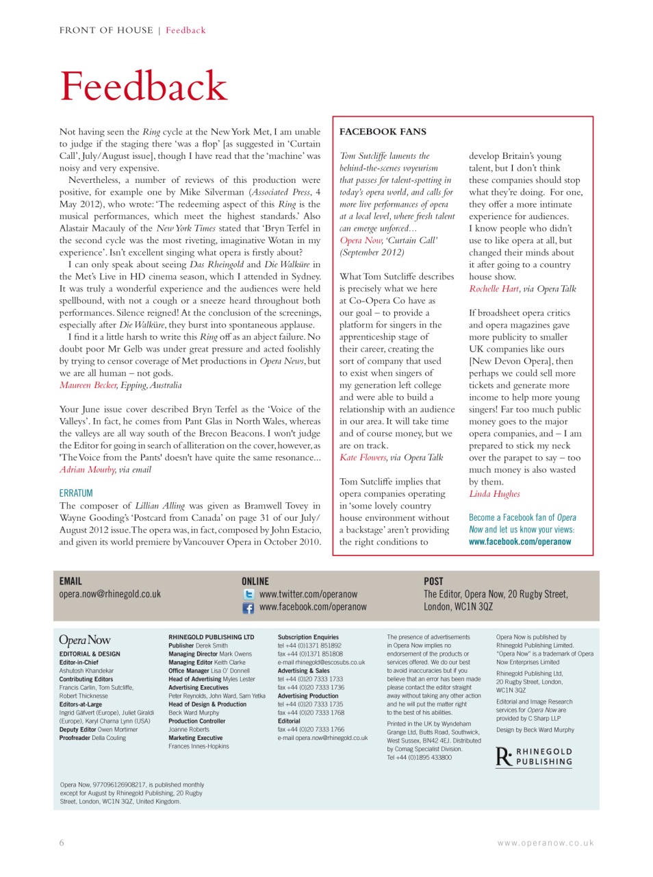 Opera Now Preview Pages