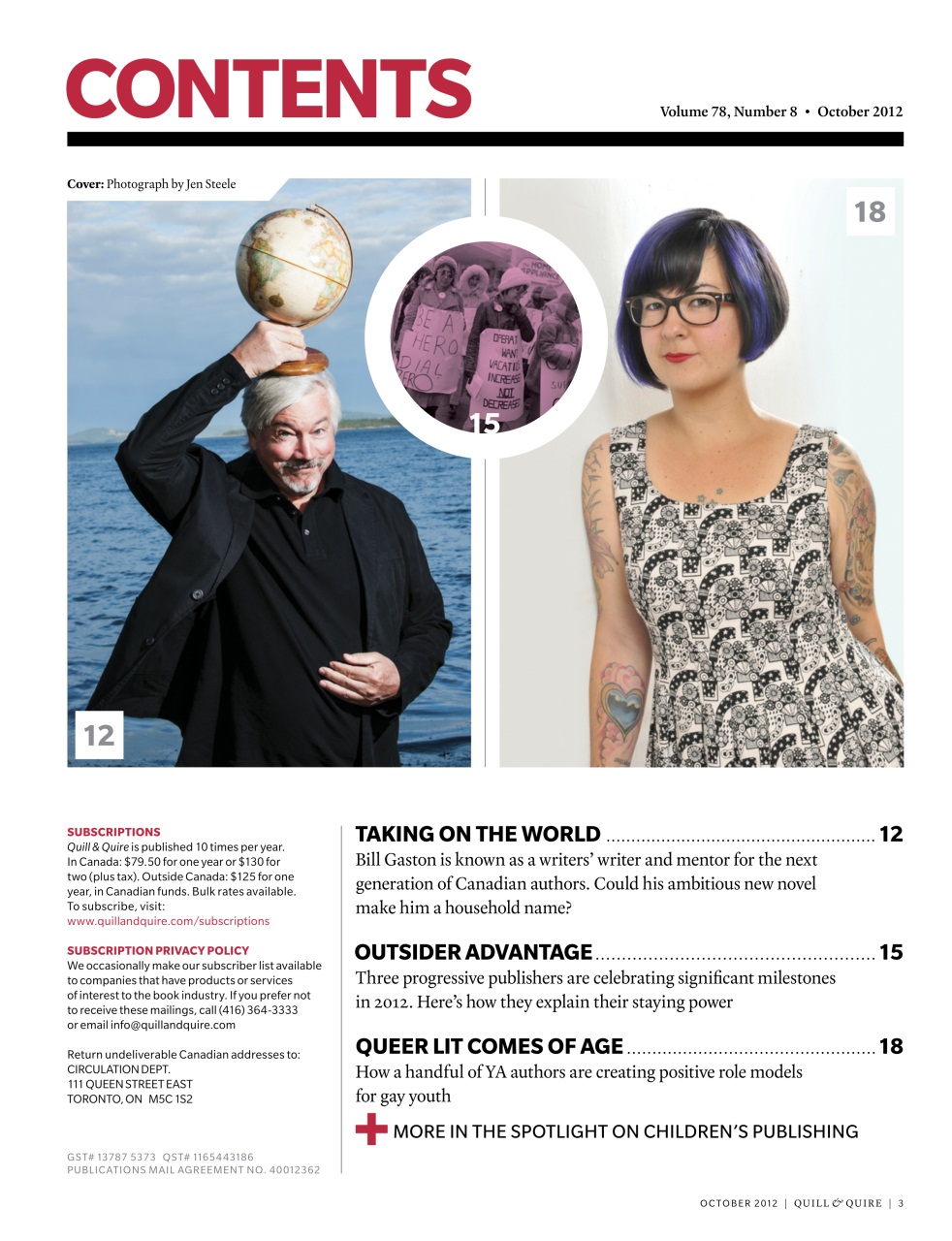 Quill & Quire Preview Pages