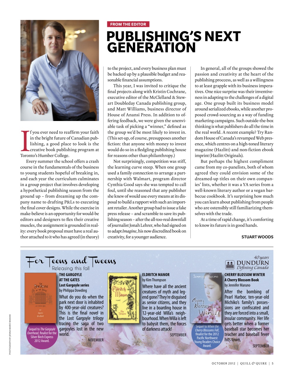 Quill & Quire Preview Pages