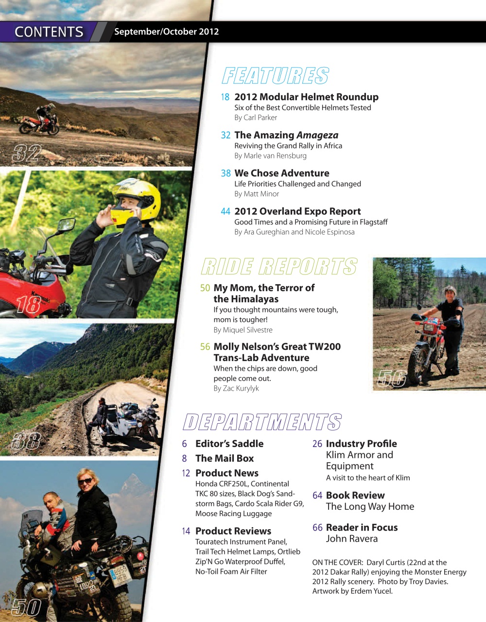 Adventure Motorcycle Preview Pages