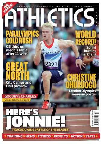 AW – Athletics Weekly Magazine issue AW September 13 2012