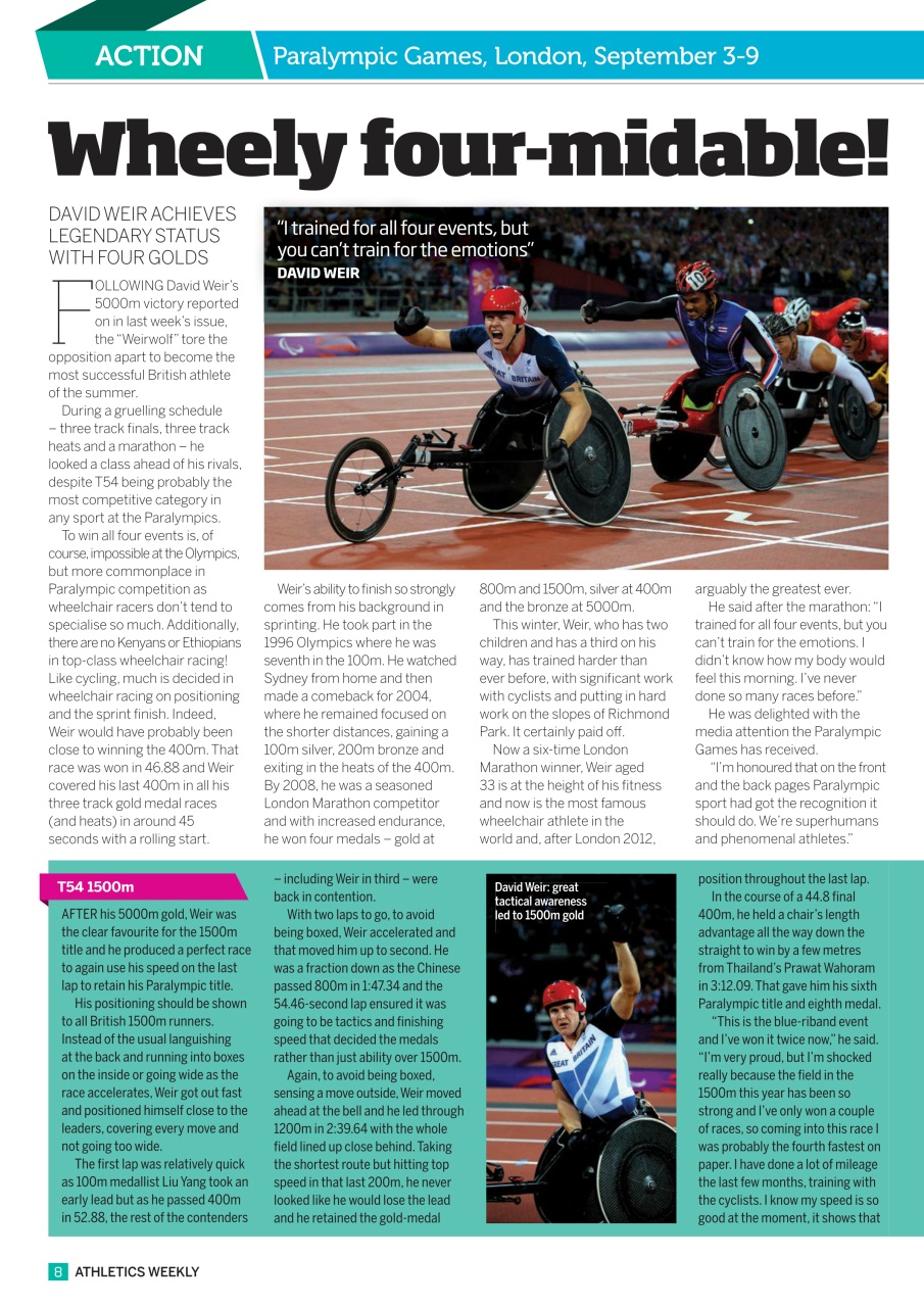 AW – Athletics Weekly Magazine Preview Pages