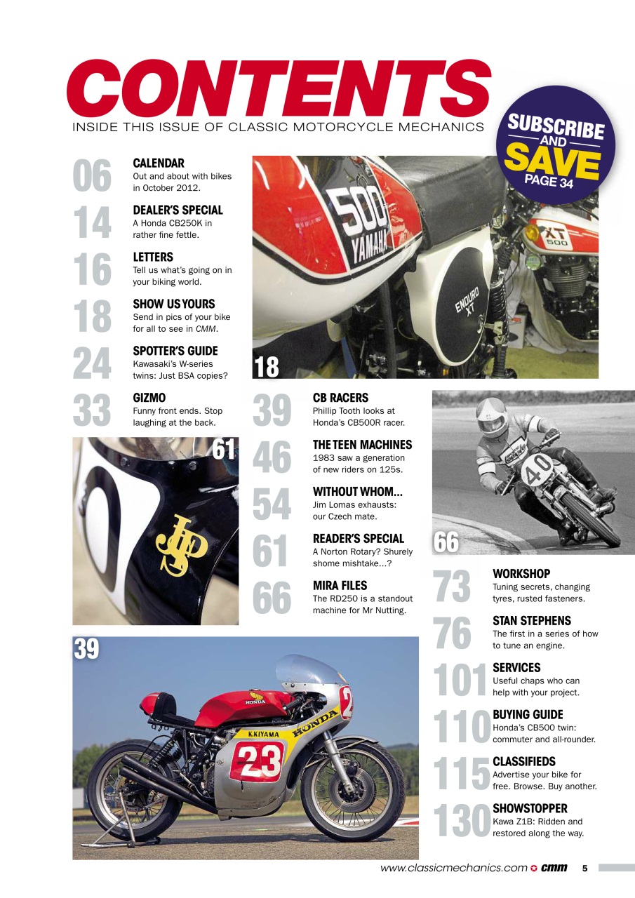 Classic Motorcycle Mechanics Preview Pages