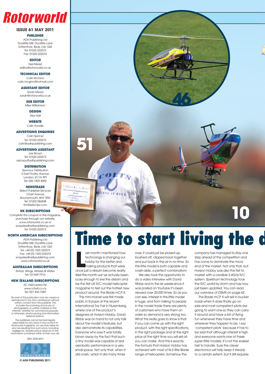 Radio Control Rotor World Preview Pages