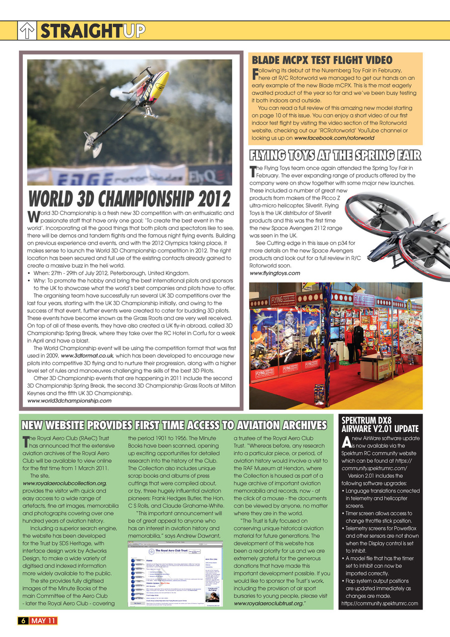 Radio Control Rotor World Preview Pages