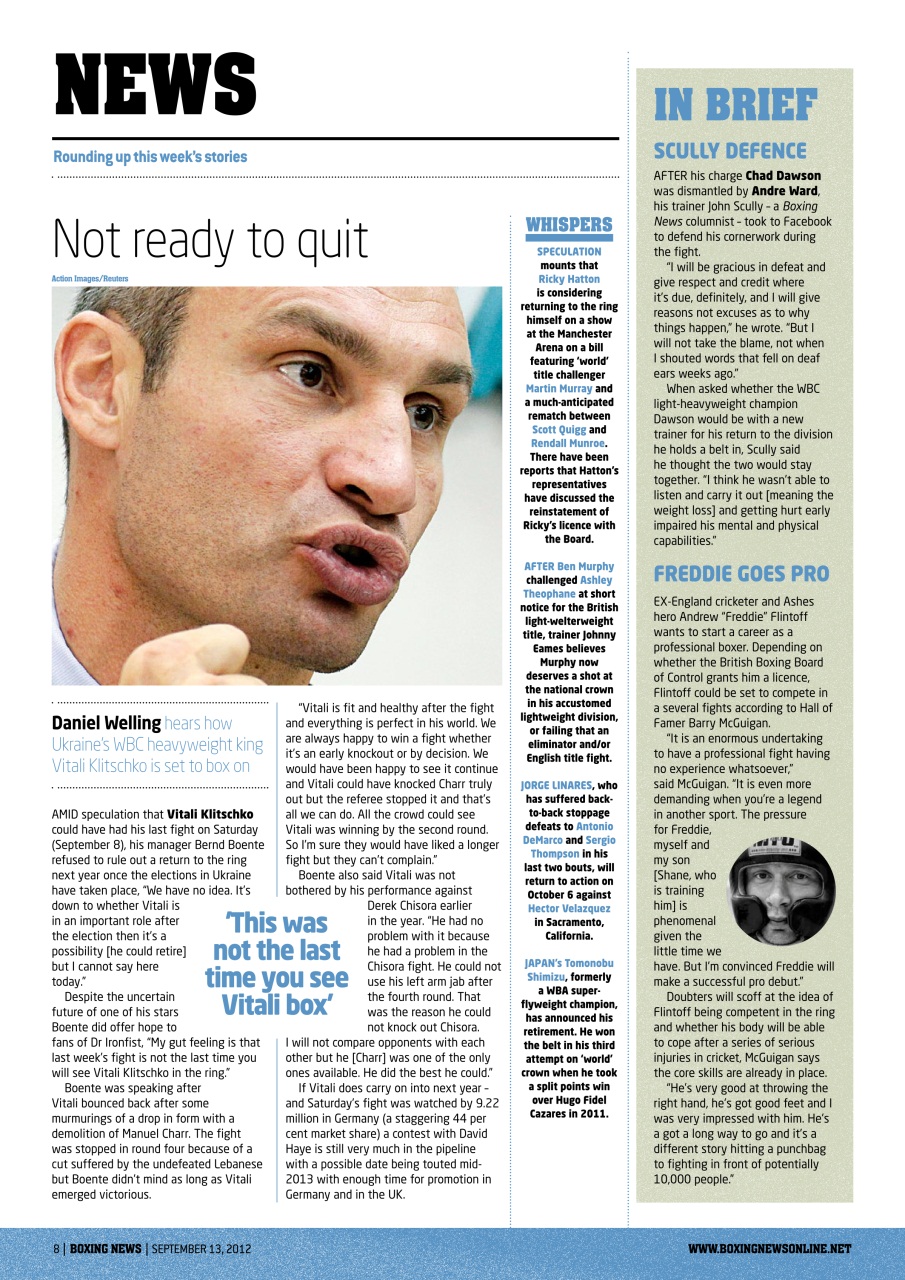 Boxing News Preview Pages