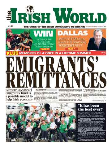 Irish World issue 15th September 2012