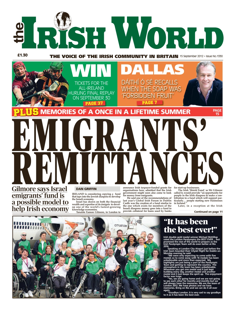 Irish World Preview Pages