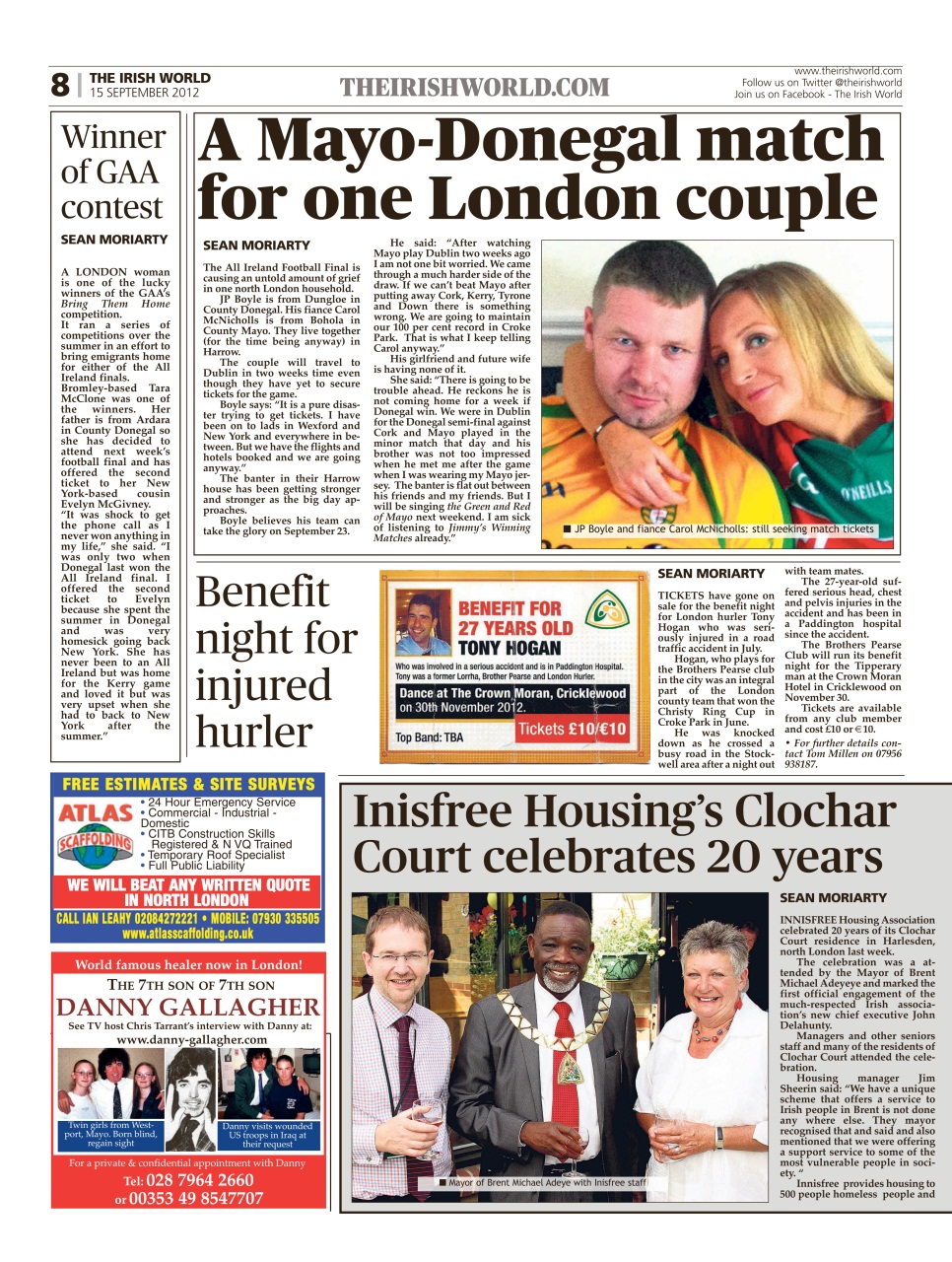 Irish World Preview Pages