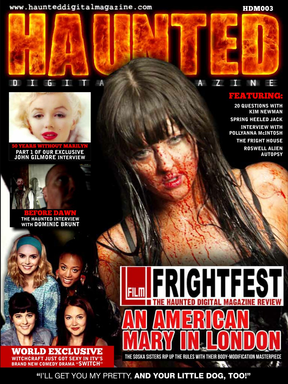 Haunted Magazine Preview Pages