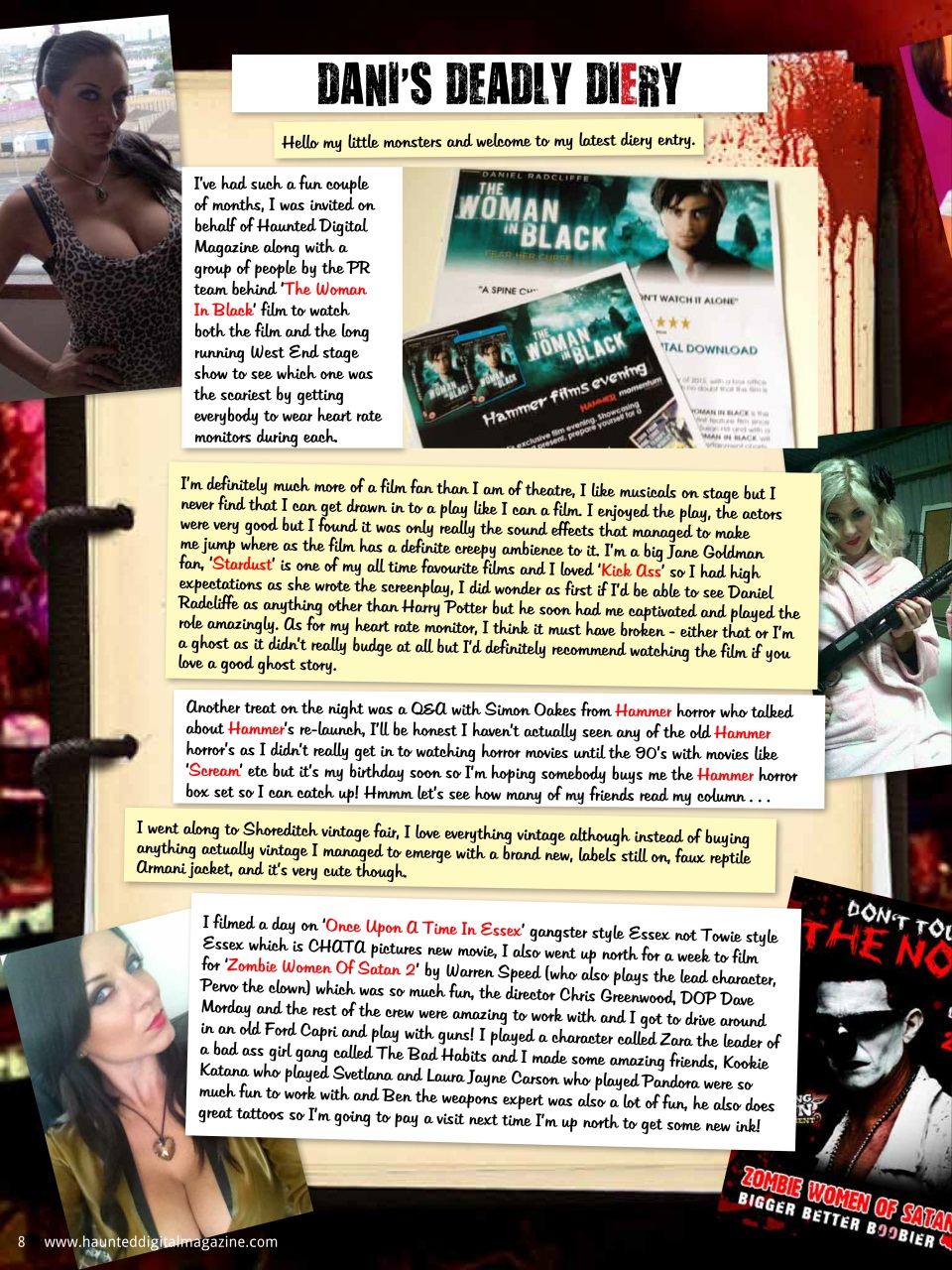 Haunted Magazine Preview Pages