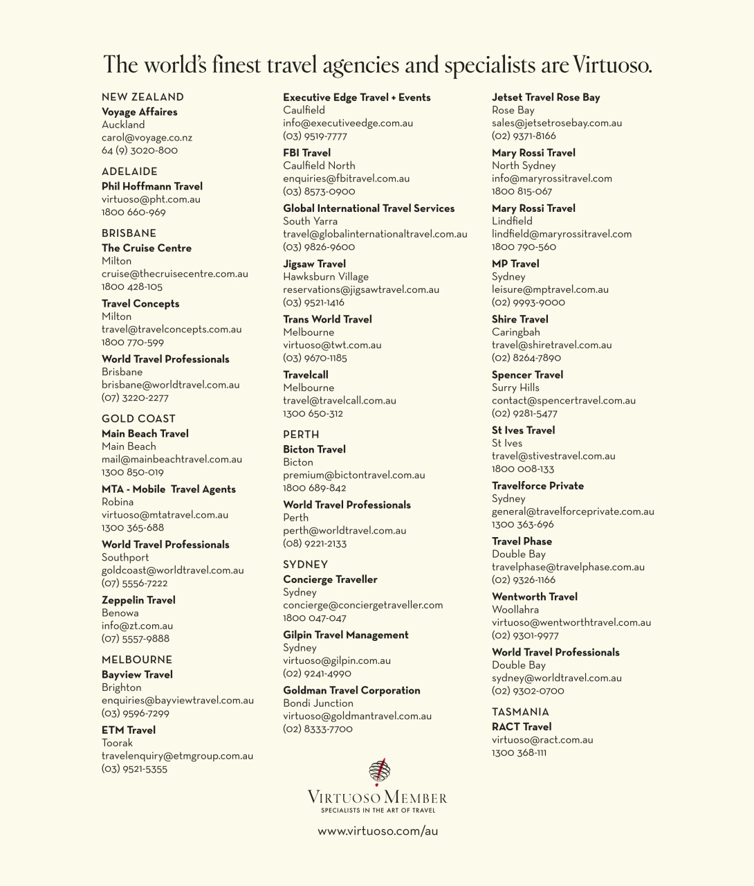 Luxury Travel Preview Pages