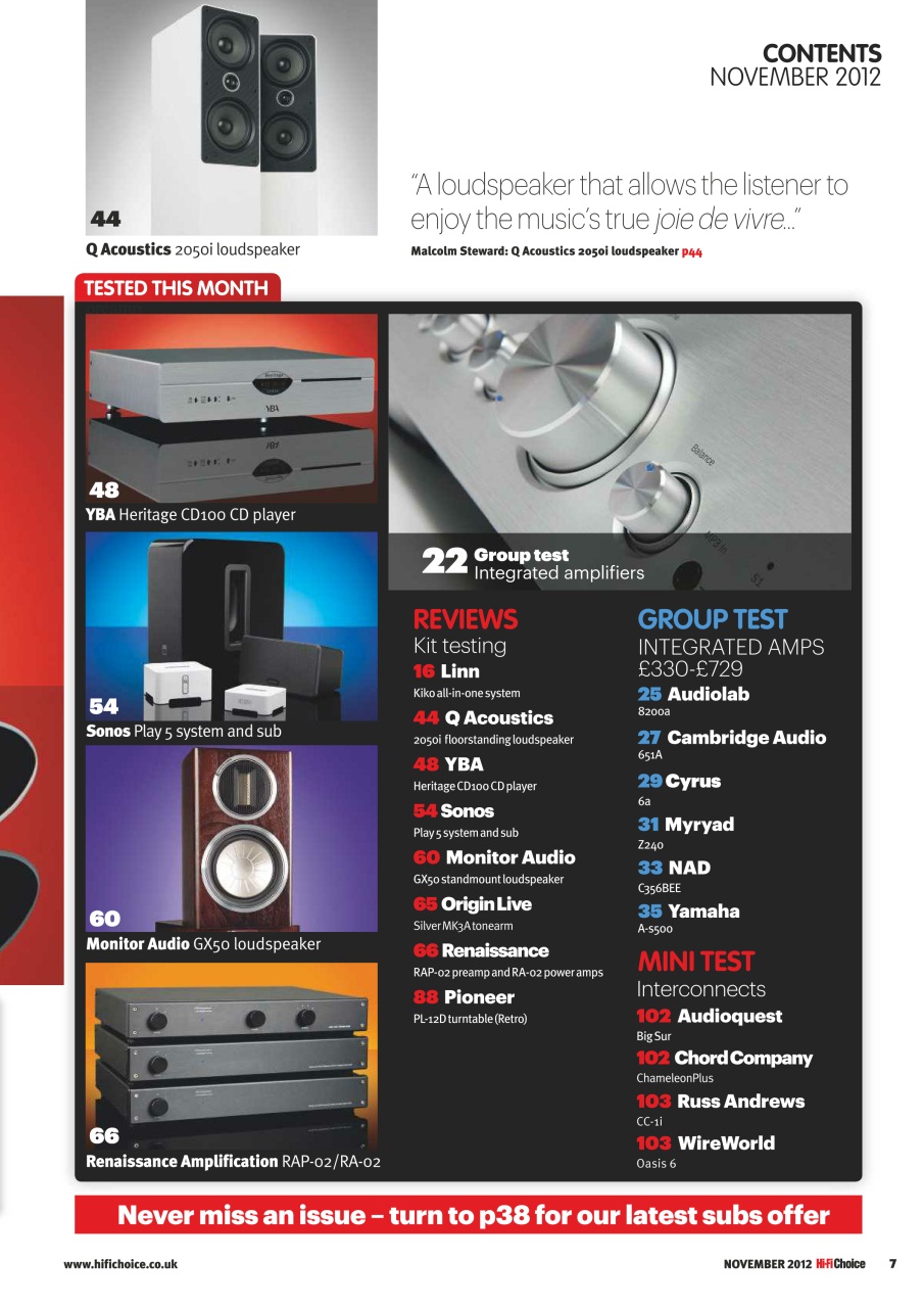 Hi-Fi Choice Preview Pages