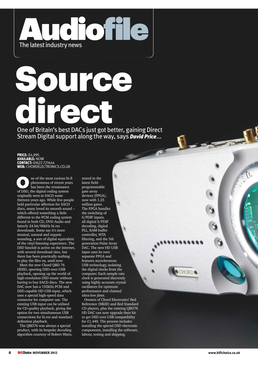 Hi-Fi Choice Preview Pages