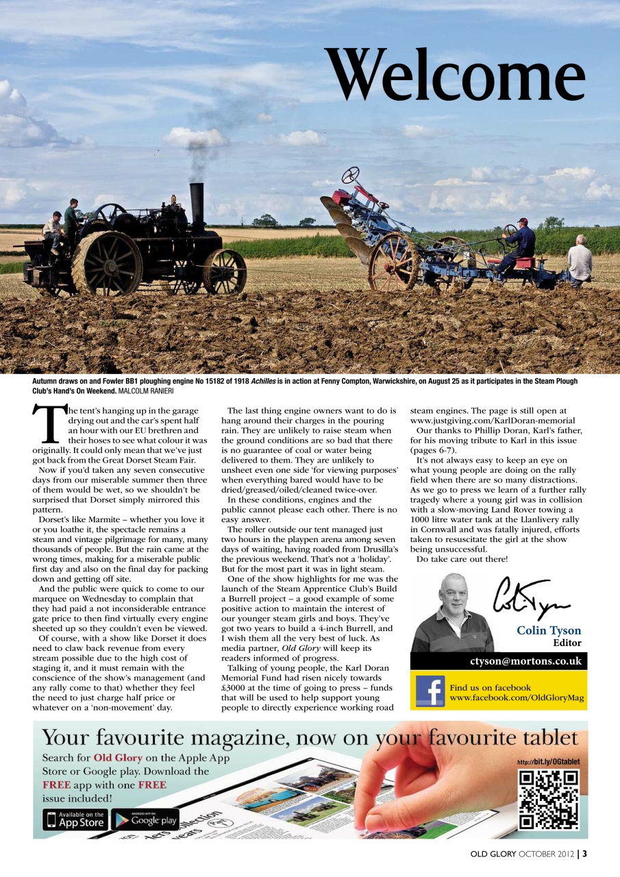 Old Glory Magazine Preview Pages