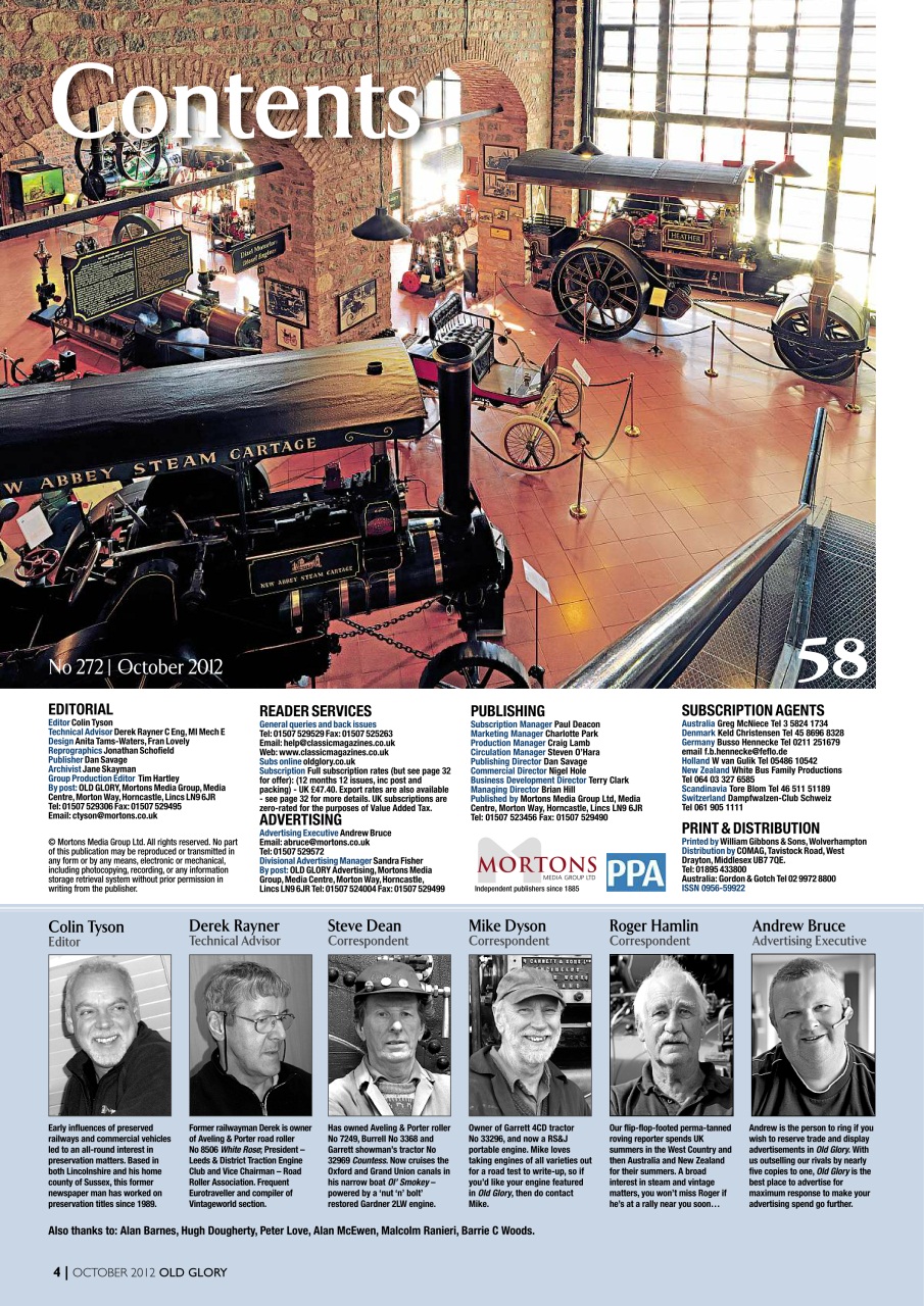 Old Glory Magazine Preview Pages