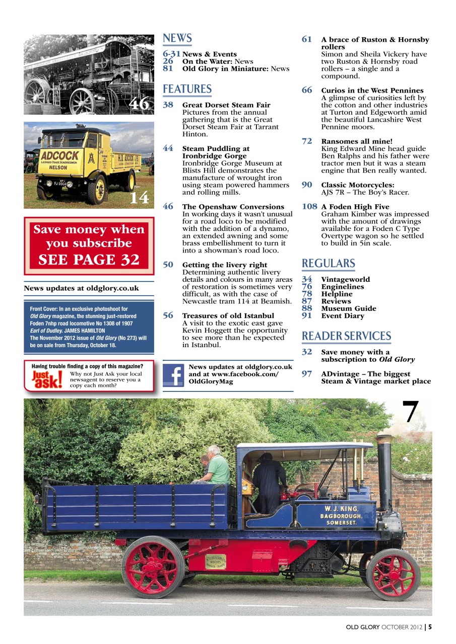 Old Glory Magazine Preview Pages