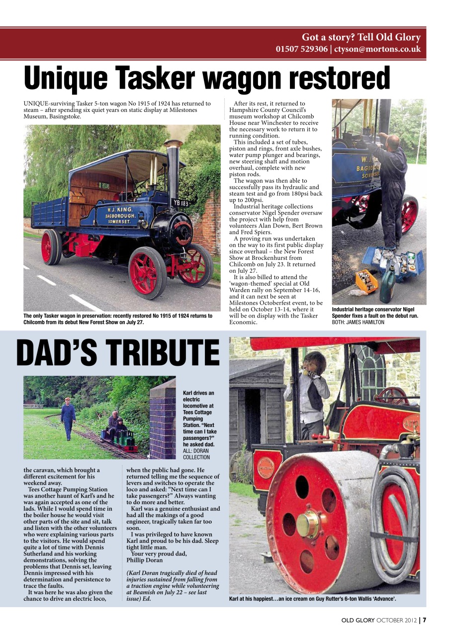 Old Glory Magazine Preview Pages