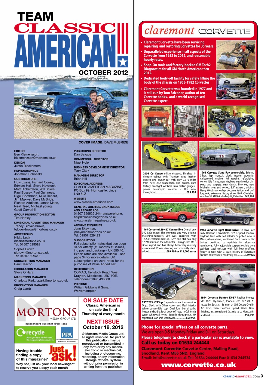 Classic American Magazine Preview Pages