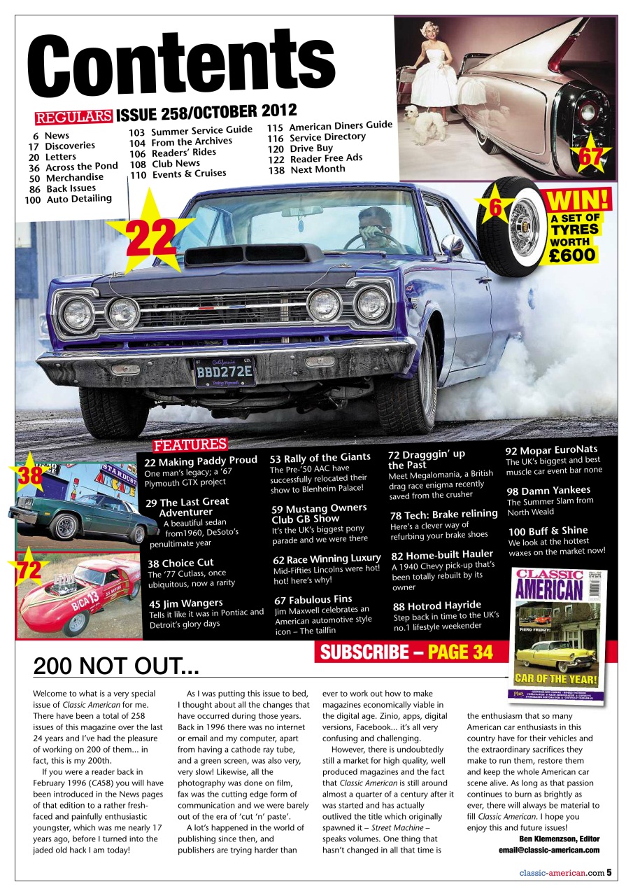 Classic American Magazine Preview Pages