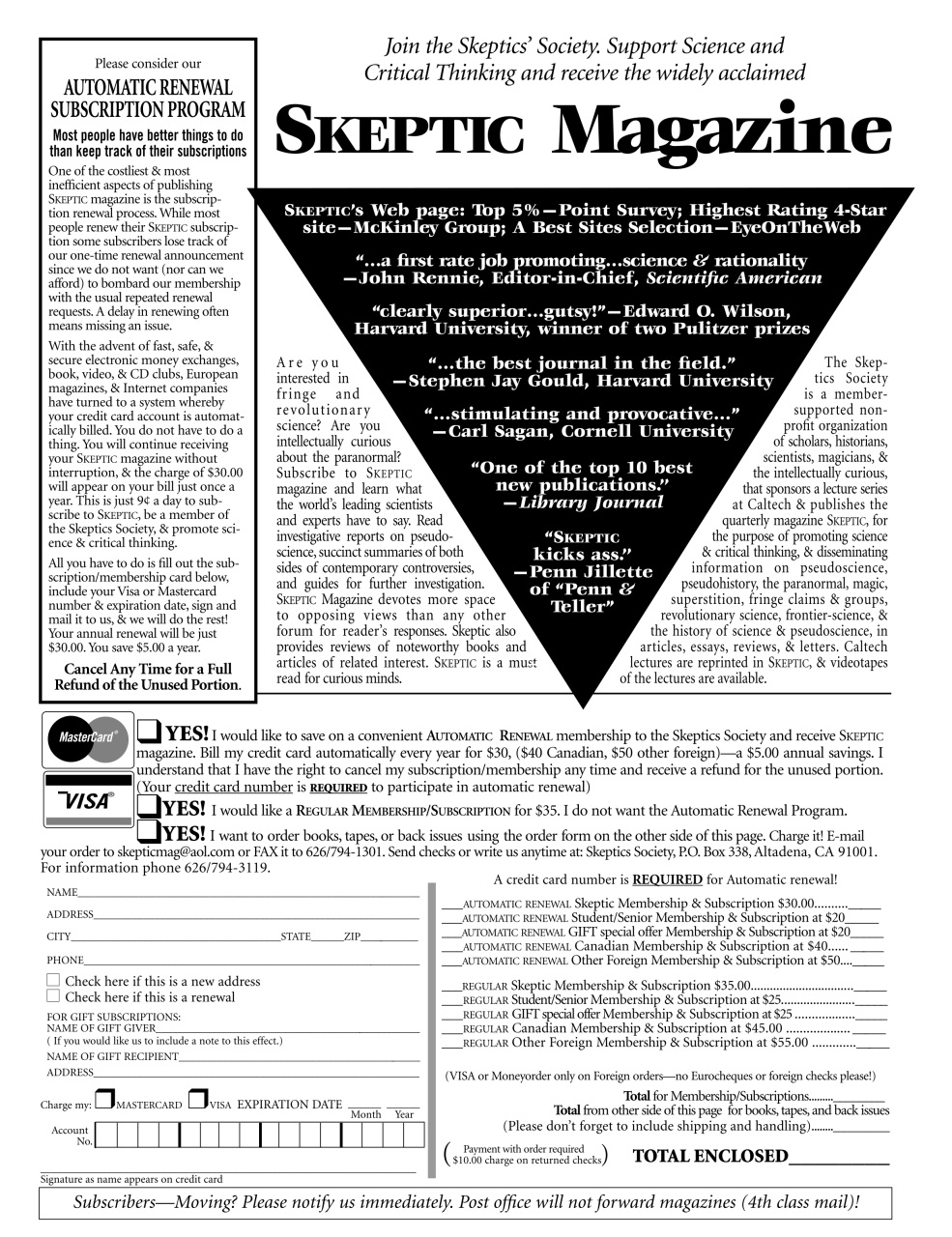 Skeptic Preview Pages