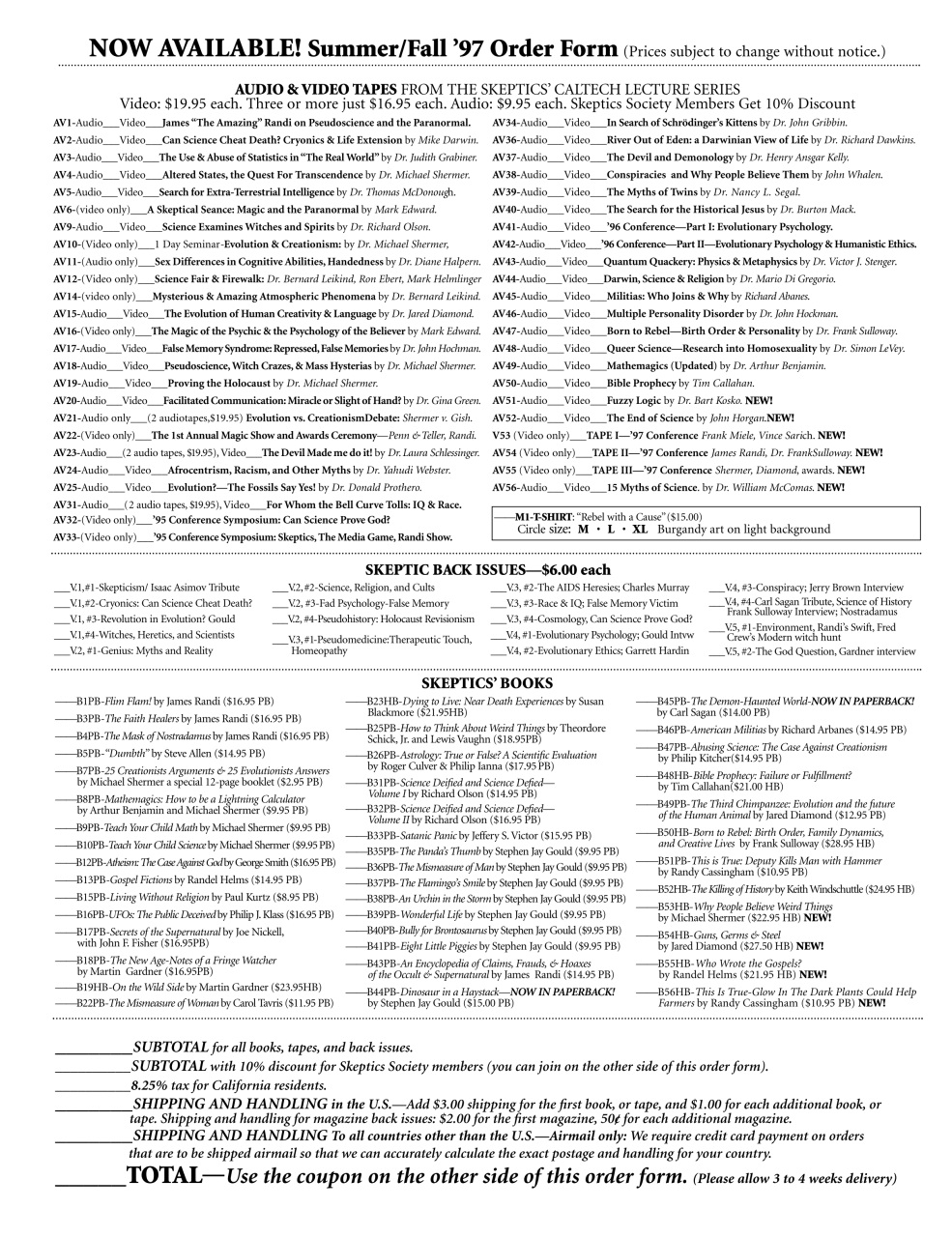 Skeptic Preview Pages