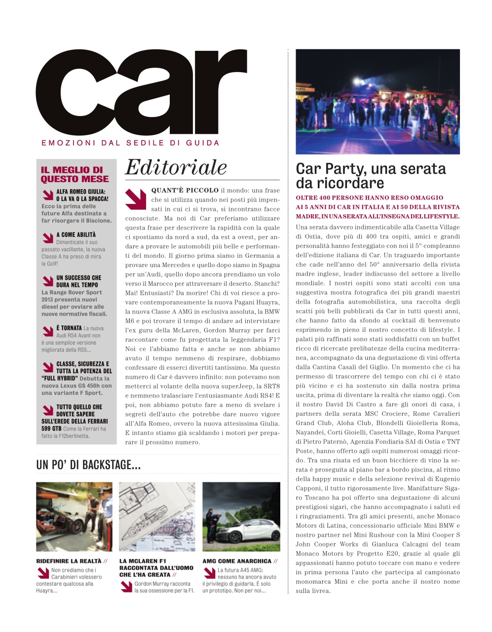 CAR magazine Italia Preview Pages