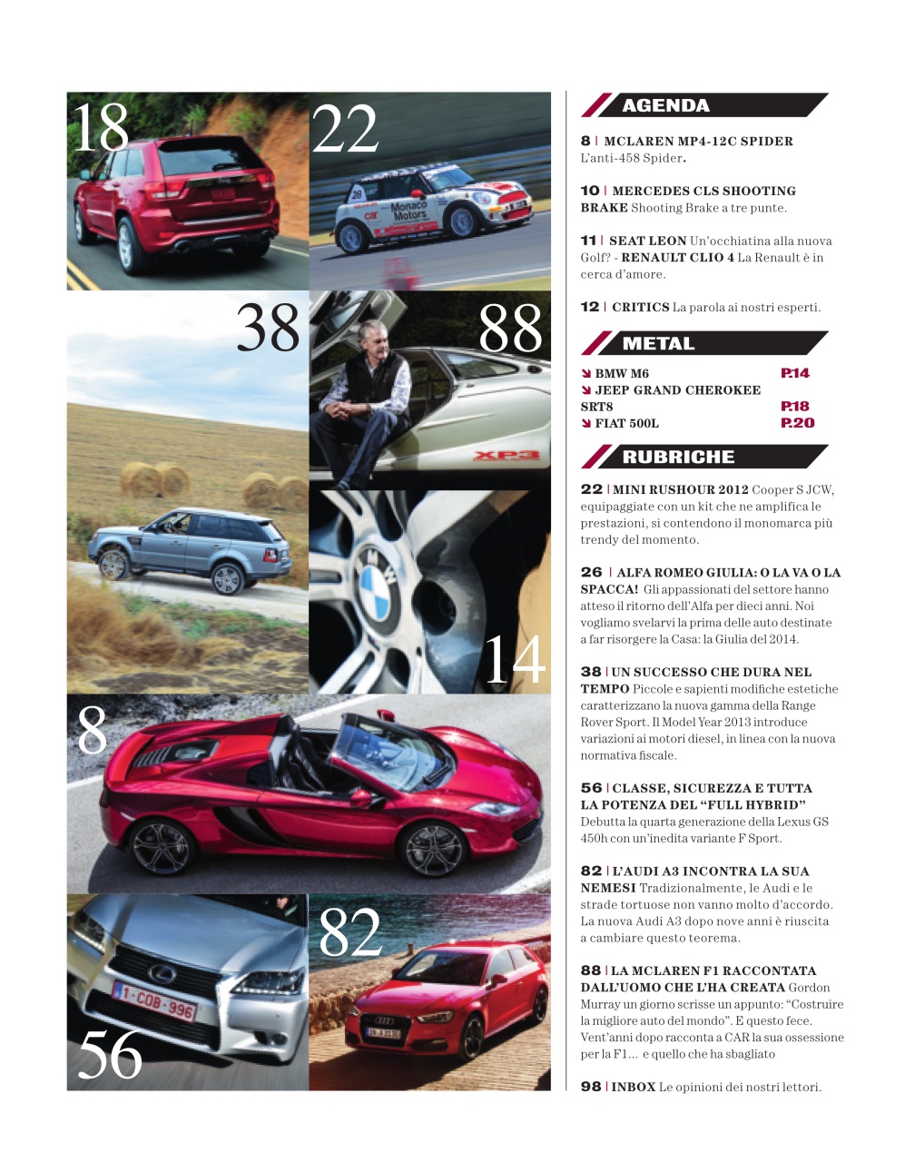 CAR magazine Italia Preview Pages
