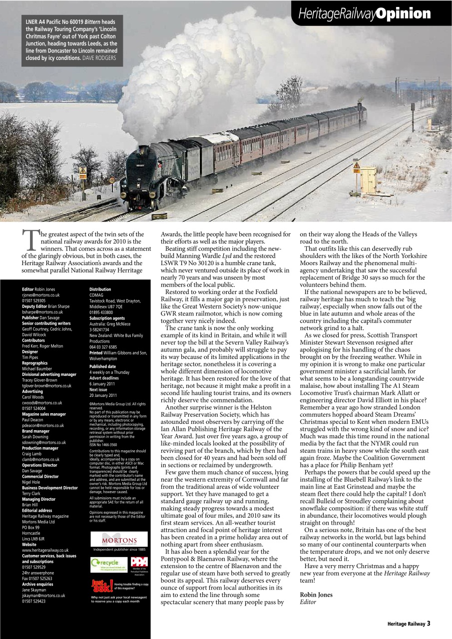 Heritage Railway Preview Pages