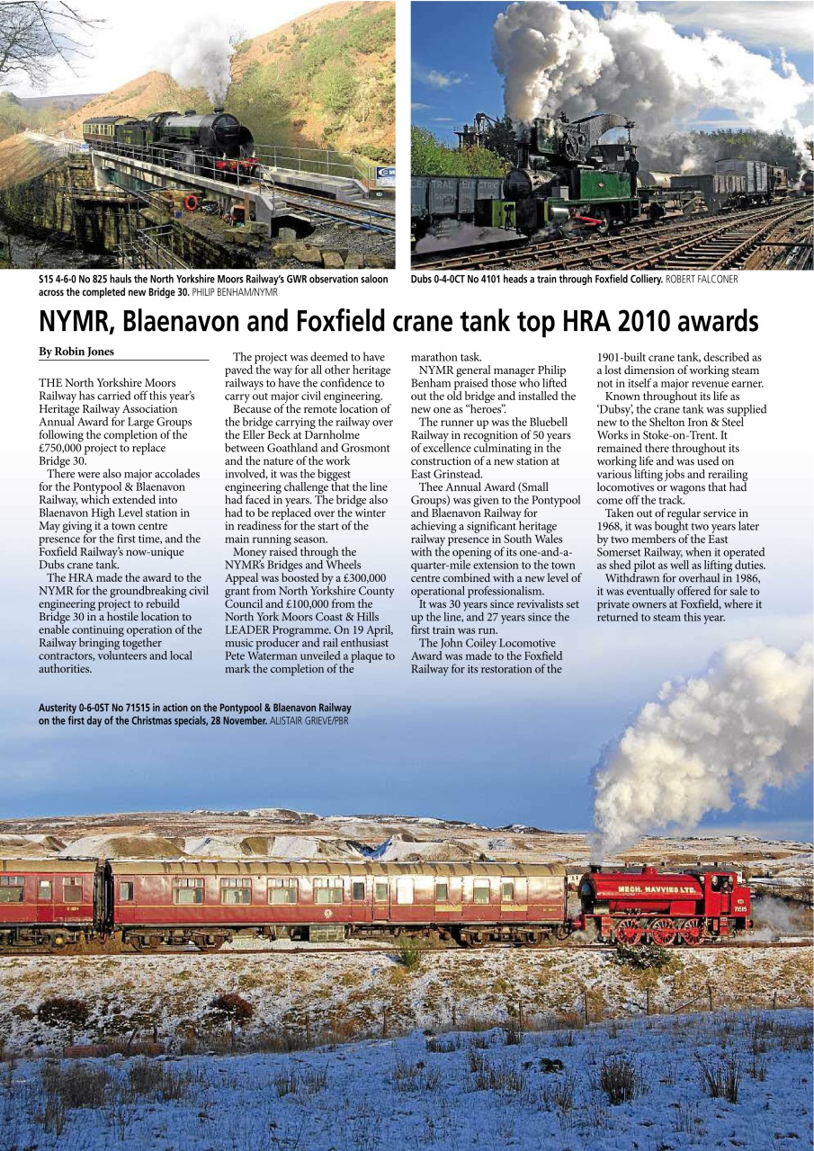 Heritage Railway Preview Pages