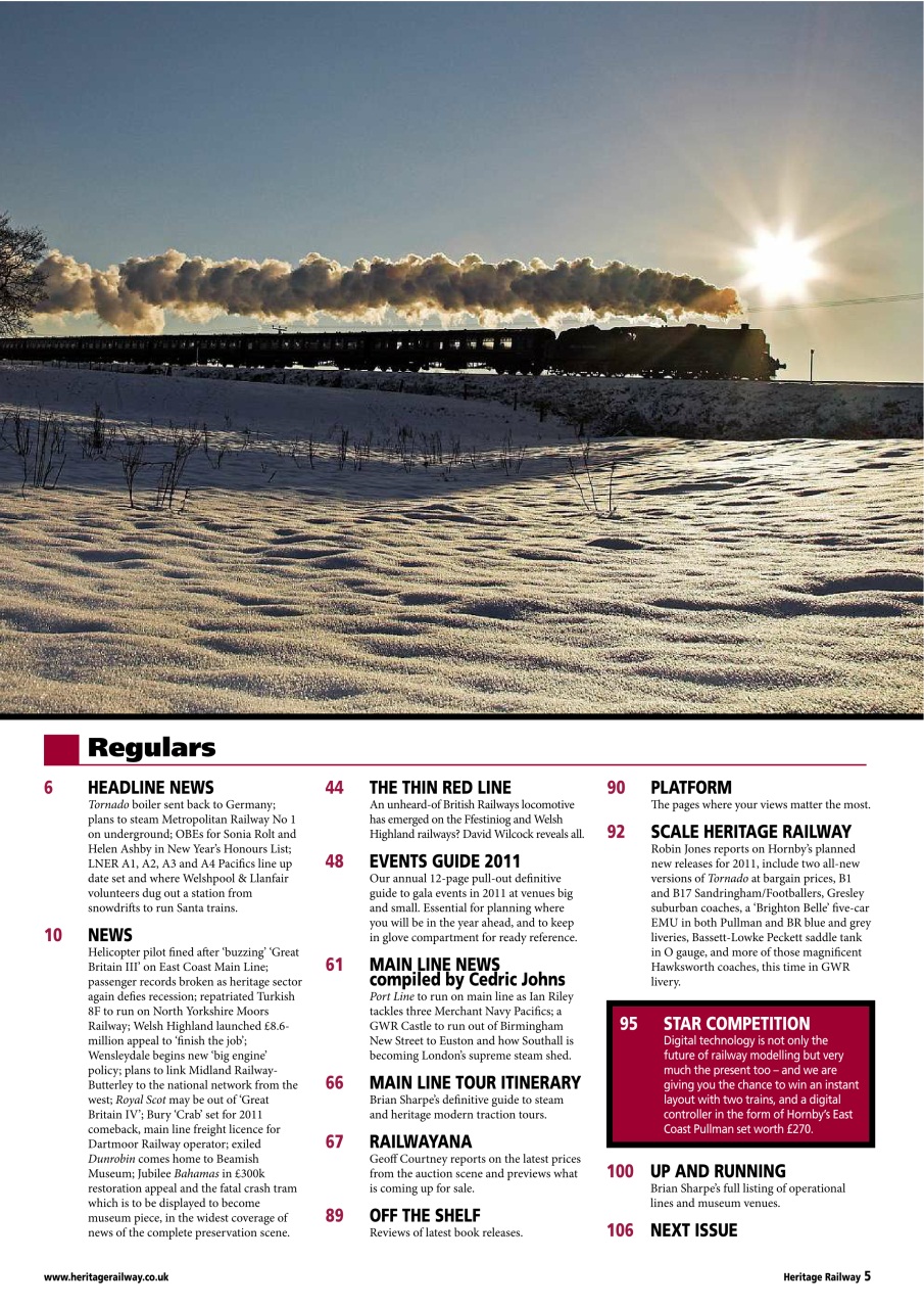 Heritage Railway Preview Pages