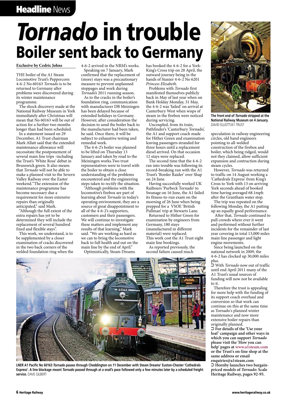Heritage Railway Preview Pages
