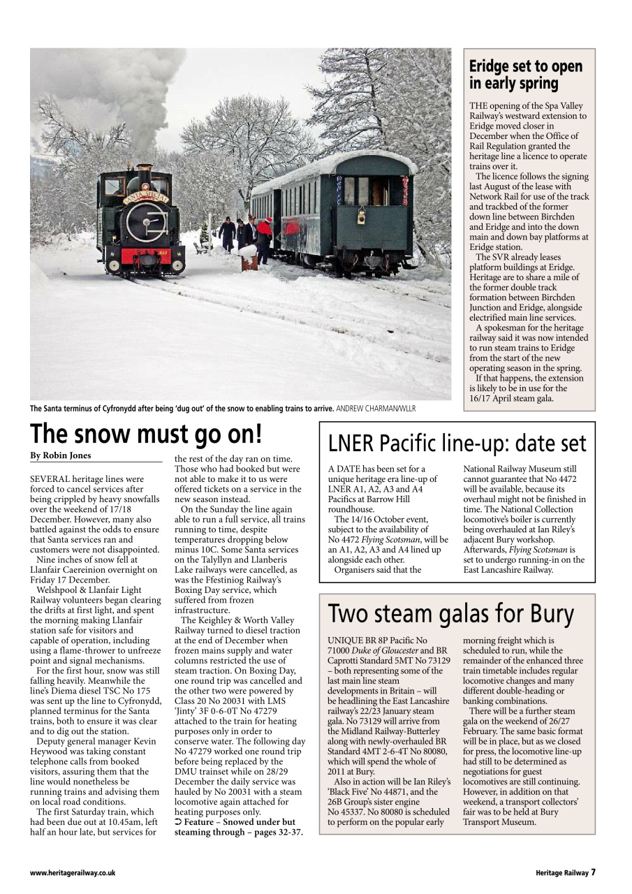 Heritage Railway Preview Pages