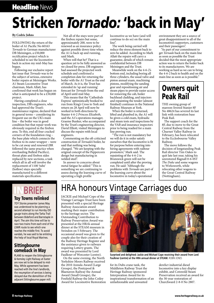 Heritage Railway Preview Pages