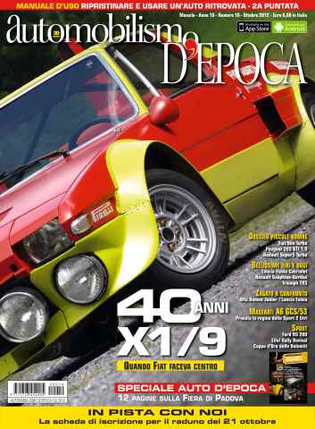 Automobilismo d'Epoca issue Automobilismo d'Epoca 10 2012