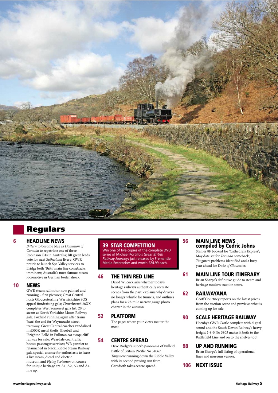 Heritage Railway Preview Pages