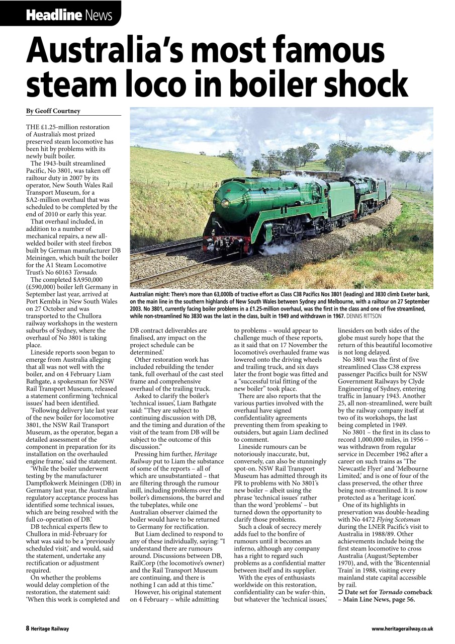 Heritage Railway Preview Pages