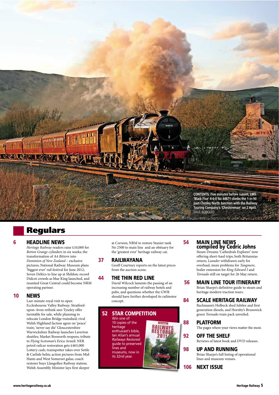 Heritage Railway Preview Pages