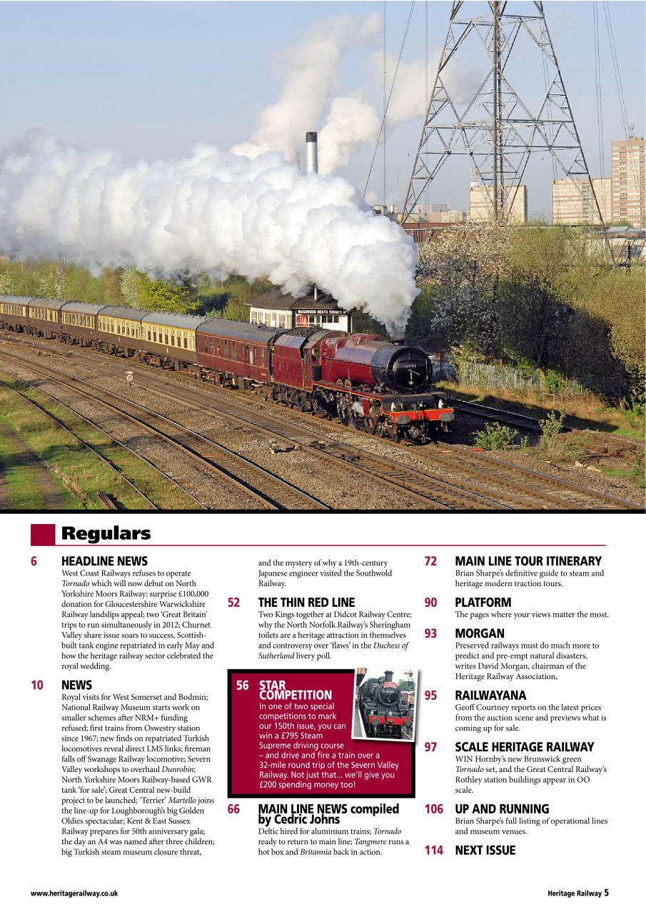Heritage Railway Preview Pages