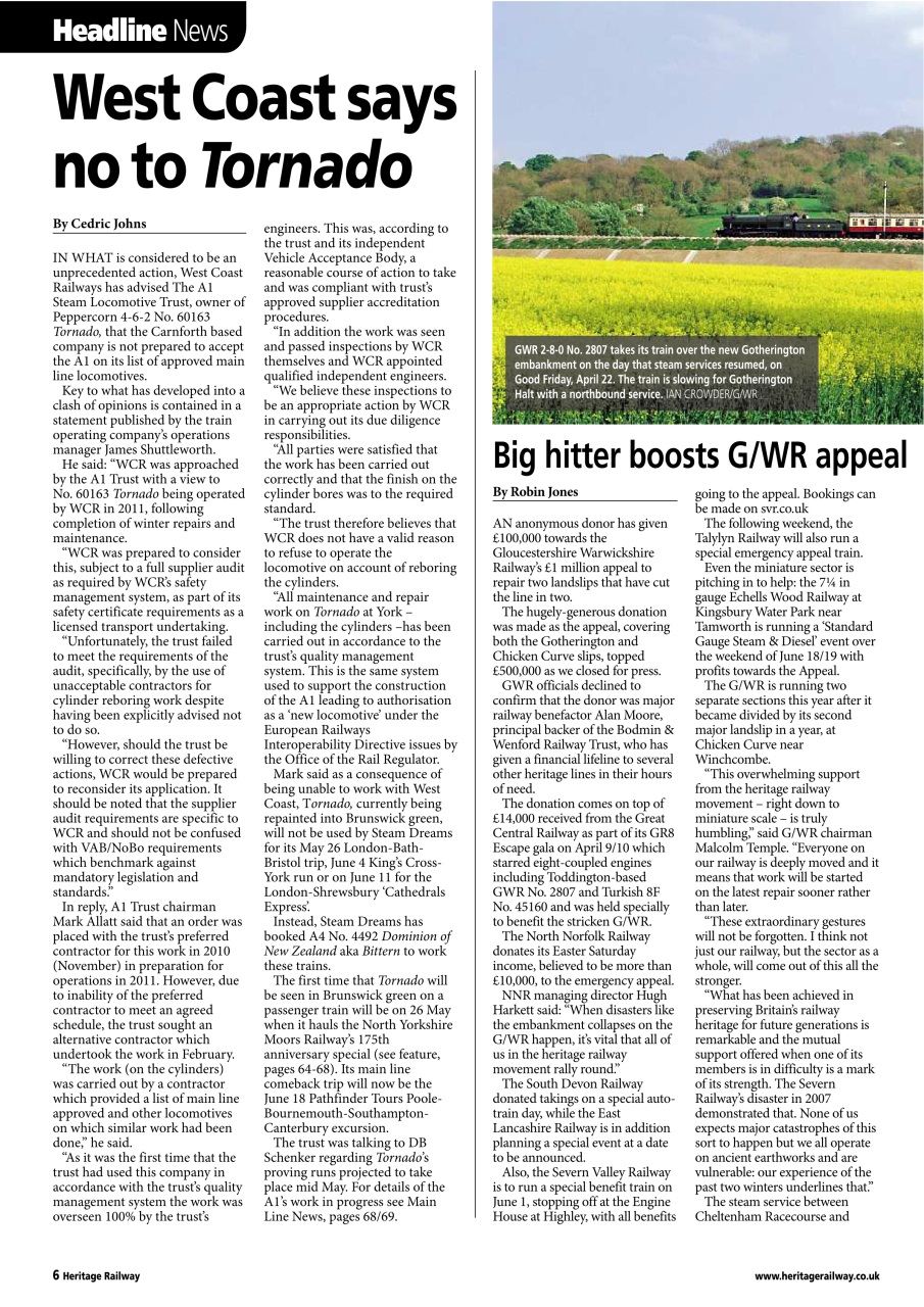 Heritage Railway Preview Pages