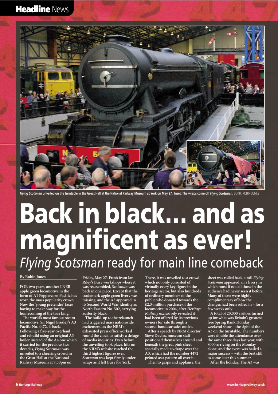 Heritage Railway Preview Pages