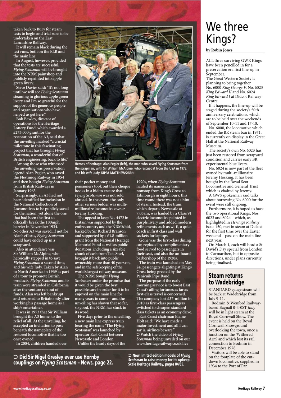 Heritage Railway Preview Pages