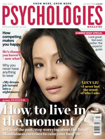Psychologies issue No.82 How to live in the moment
